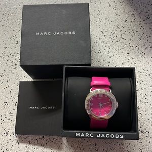 Brand New Marc Jacobs pink leather watch